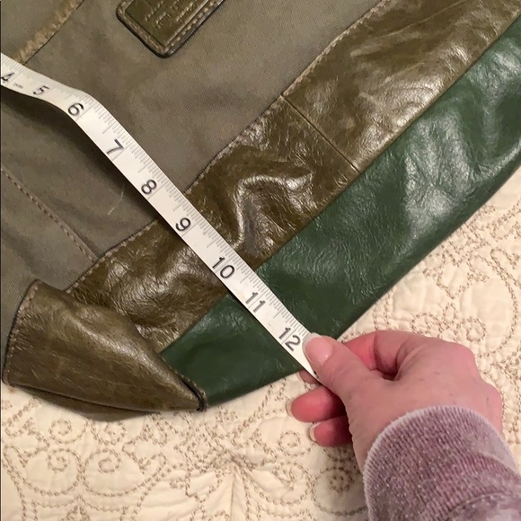 Fossil Vintage green satchel excellent condition - Picture 6 of 8